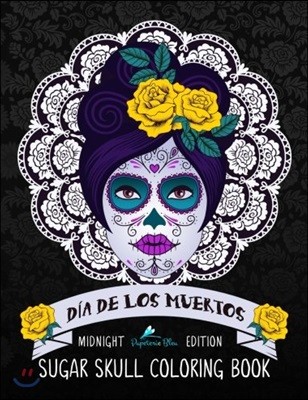 LitDia De Los Muertos Sugar Skull Coloring Book