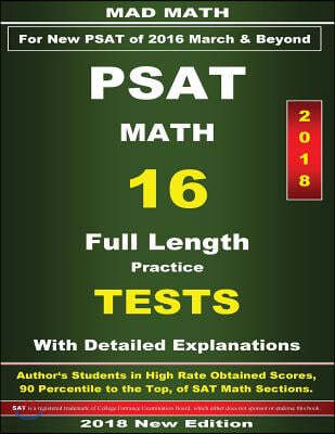2018 New PSAT Math 16 Tests