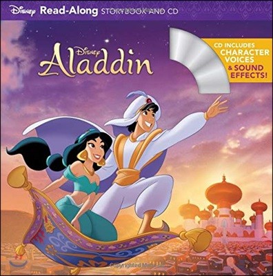 Aladdin Read-Along Storybook and CD : 디즈니 애니메이션 알라딘 리드얼롱 스토리북 & CD (개정판)