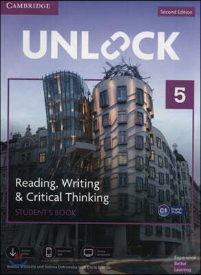 Unlock Level 5 Reading, Writing, & Critical Thinking Students Book, Mob App and Online Workbook with Digital Pack