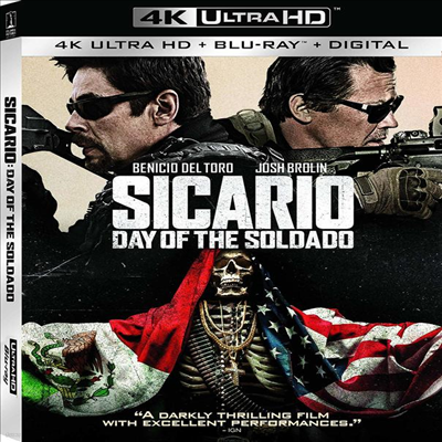 Sicario: Day Of The Soldado (ī:   ִٵ) (2018) (ѱ۹ڸ)(4K Ultra HD + Blu-ray + Digital)