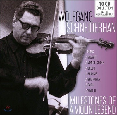 Wolfgang Schneiderhan  ̴ - 10  ٹ  (Milestones of a Violin Legend - 10 Original Albums)