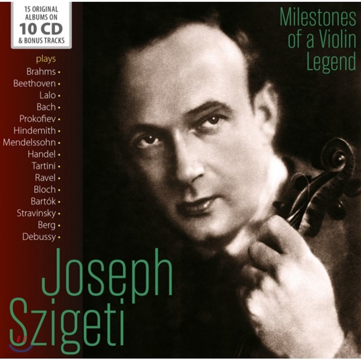 요제프 시게티 오리지널 앨범 컬렉션 (Joseph Szigeti: Milestones Of a Violin Legend) 