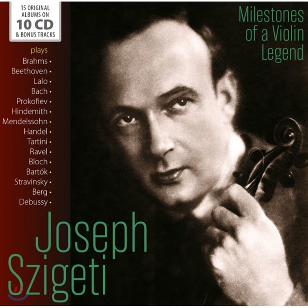 요제프 시게티 오리지널 앨범 컬렉션 (Joseph Szigeti: Milestones Of a Violin Legend)