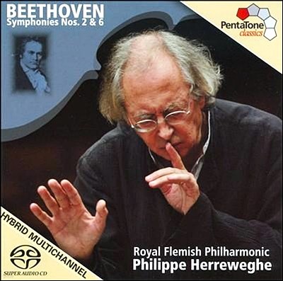 Philippe Herreweghe 亥:  2,6 (Beethoven : Symphony No.2 & 6) 췹
