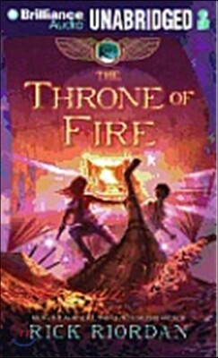 The Kane Chronicles #2 : The Throne of Fire [Audio CD]