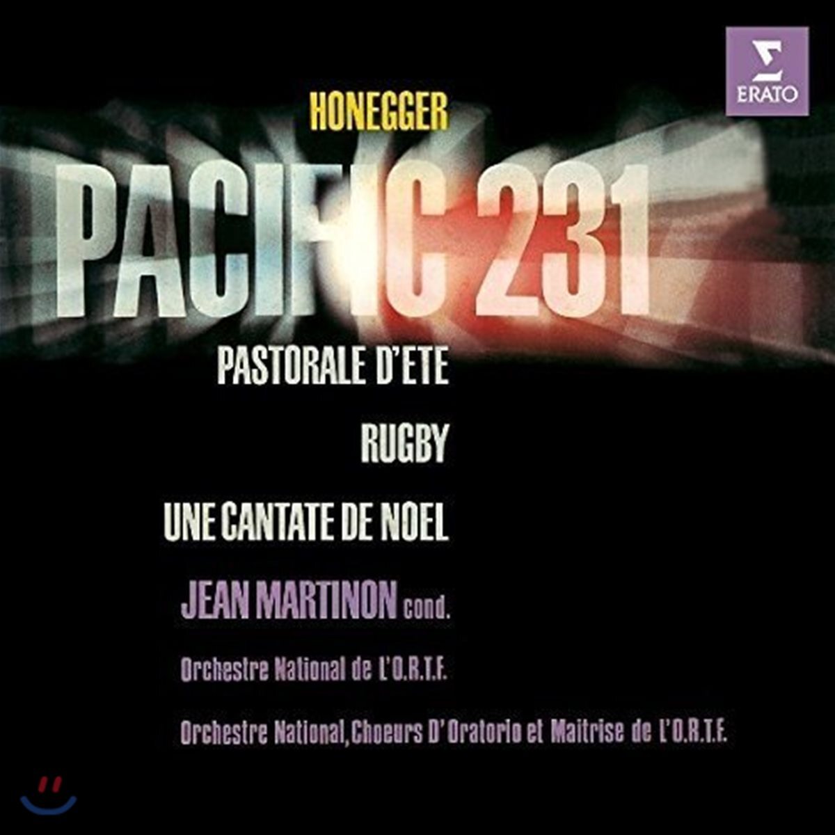 Jean Martinon 오네게르: 퍼시픽 231, 럭비, 크리스마스 칸타타 외 (Honegger: Pacific 231 / Rugby / Une Cantate de Noel) 장 마르티농