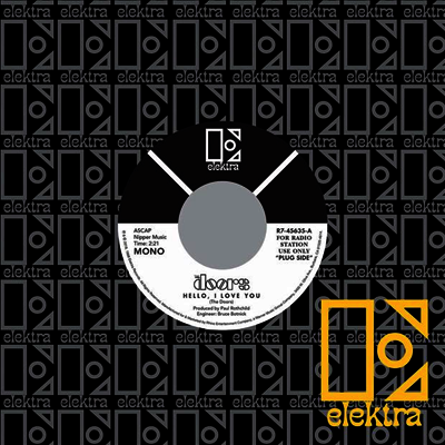 Doors — Hello, I Love You / Love Street (Mono) 앨범 커버