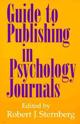 Guide to Publishing in Psychology Journals