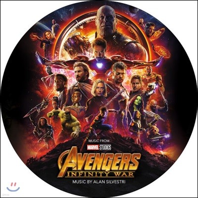 OST — 어벤져스: 인피니티 워 영화음악 (Avengers: Infinity War OST by Alan Silvestri) 앨범 커버