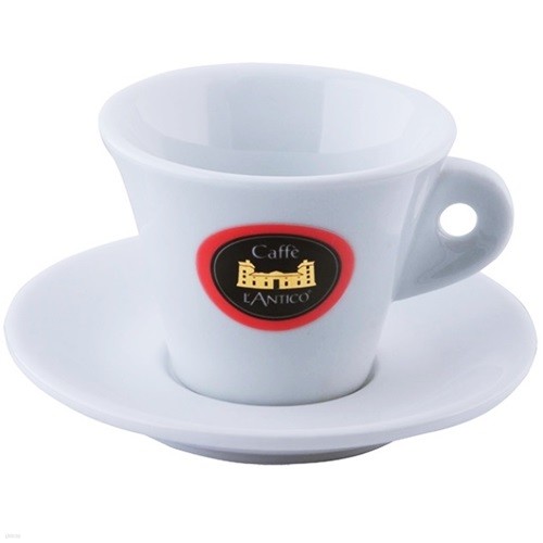 란티코 카푸치노 컵-컵받침 (화이트)