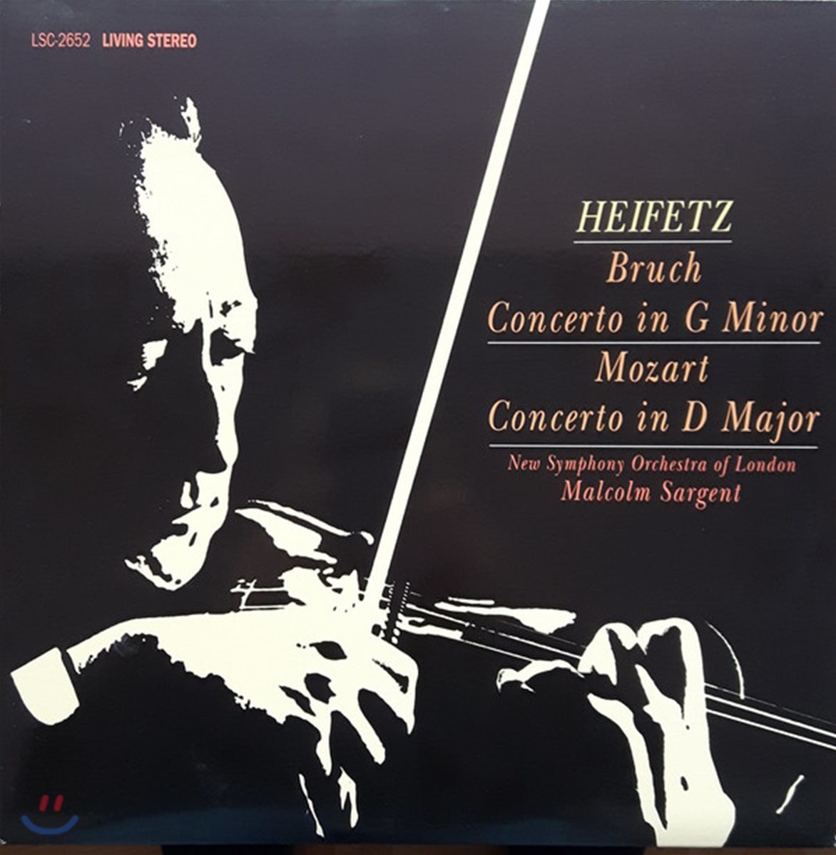 Jascha Heifetz 브루흐 / 모차르트: 바이올린 협주곡 (Bruch: Violin Concerto Op.26 / Mozart: K.218) [LP]