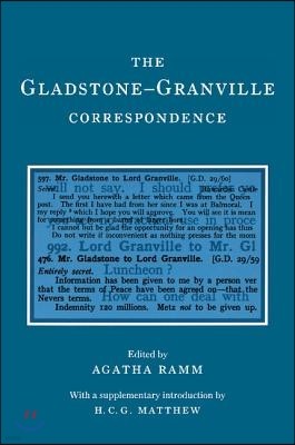 The Gladstone-Granville Correspondence