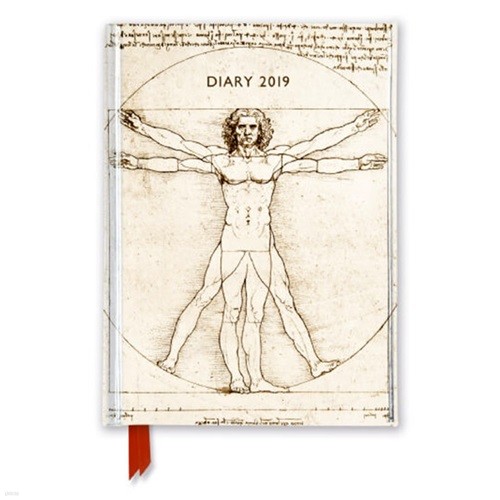 2019 다이어리 Leonardo da Vinci - Vitruvian Man