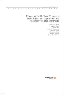 Effects of Mild Blast Traumatic Brain Injury on Cognitive- and Addiction-Related Behaviors