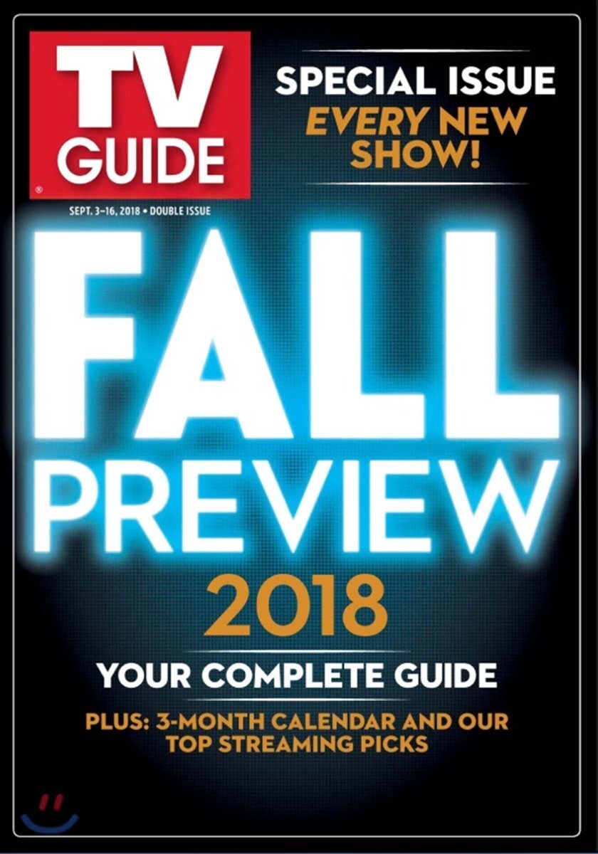 TV Guide (주간) : 2018년 09월 03일