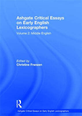 Ashgate Critical Essays on Early English Lexicographers