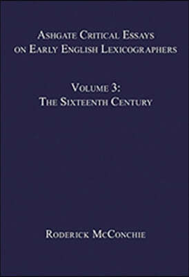 Ashgate Critical Essays on Early English Lexicographers