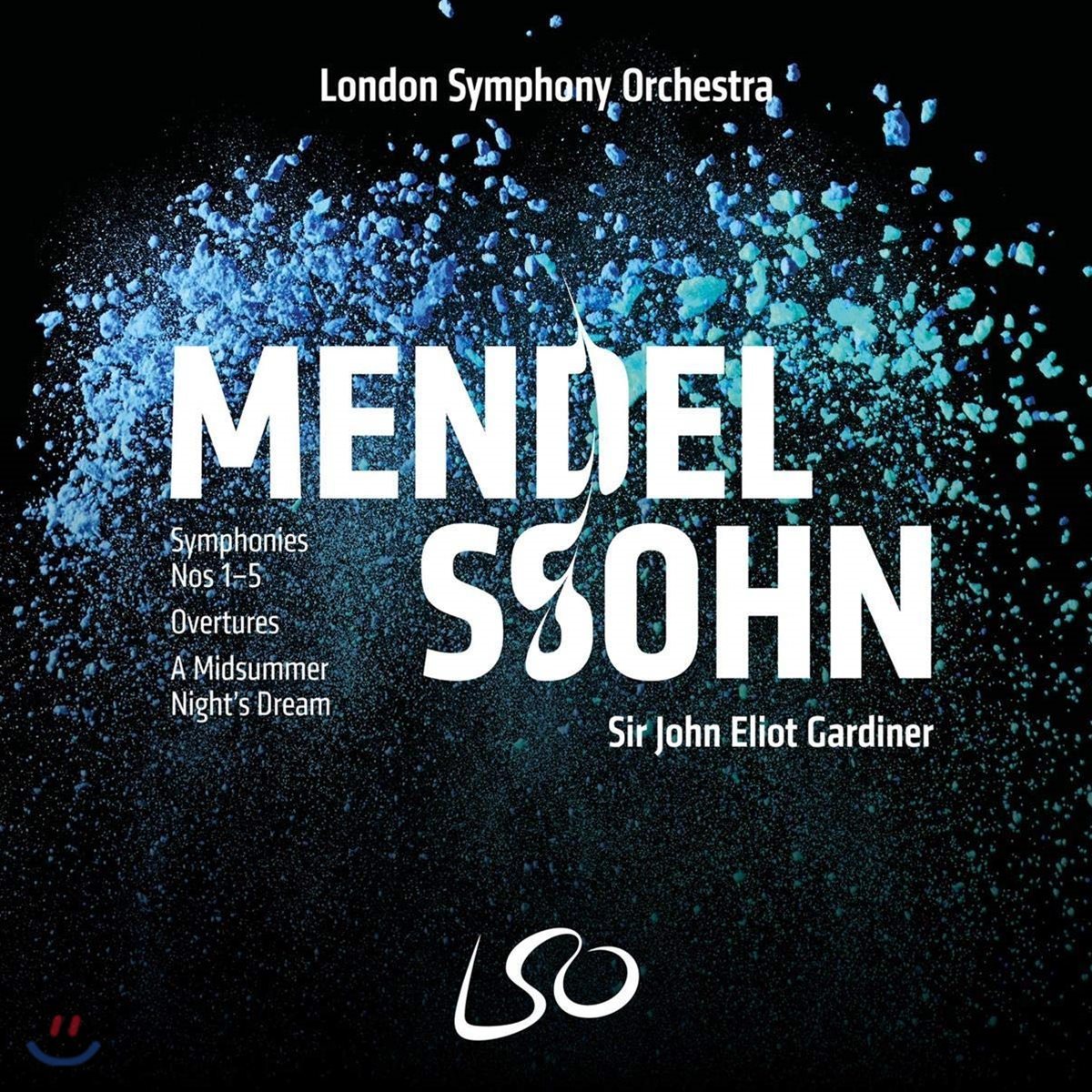 John Eliot Gardiner 멘델스존: 교향곡 1-5번, 서곡, 한 여름밤의 꿈 - 존 엘리엇 가디너 (Mendelssohn:  Symphonies Nos 1-5)