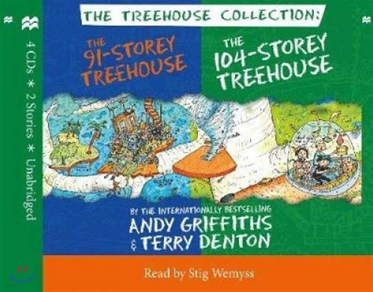 91-Storey &amp; 104-Storey Treehouse CD Set (영국판) : 91층, 104층 나무집 오디오북