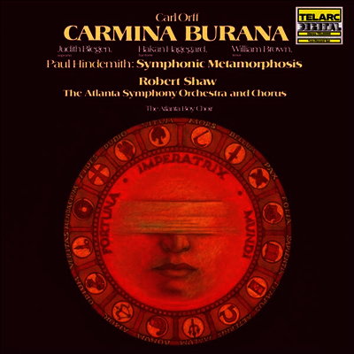 Robert Shaw — 오르프: 카르미나 브라나, 힌데미트: 교향적 메타모르포시스 (Orff: Carmina Burana, Hindemith: Symphonic Metamorphosis) (DMM Direct Cut) - Robert Shaw 앨범 커버