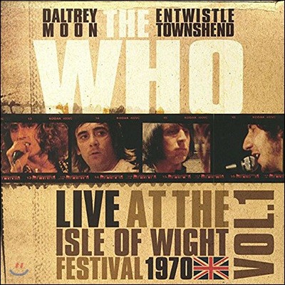 The Who — Live At The Isle Of Wight Vol 1 앨범 커버