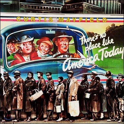 Curtis Mayfield — There's No Place Like America Today 앨범 커버