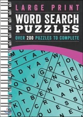 Large Print Word Search Puzzles Teal: More Than 200 Puzzles to Complete