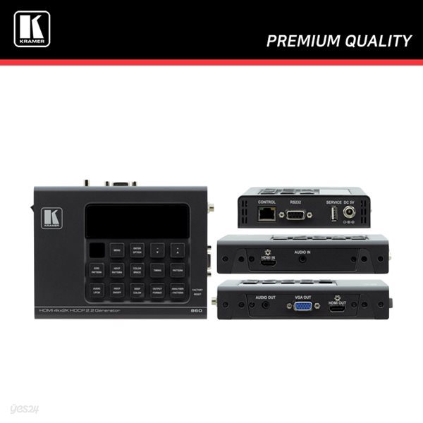 Kramer 크래머 4K HDR HDMI 860 테스터기 아날라이저