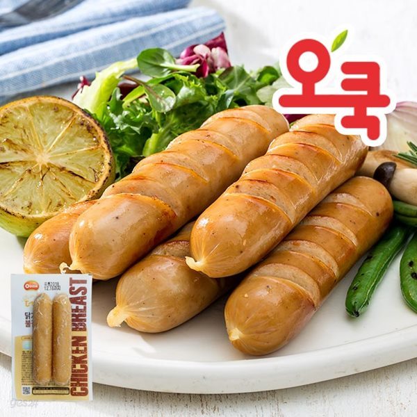 [오쿡] 간편한 닭가슴살 소시지/큐브 15+1팩