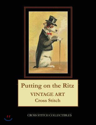 Putting on the Ritz: Vintage Art Cross Stitch Pattern
