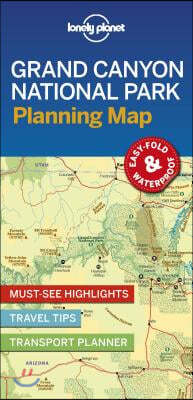 The Lonely Planet Grand Canyon National Park Planning Map