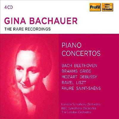  ī -  ְ  (Gina Bachauer - The Rare Recordings) (4CD) - Gina Bachauer