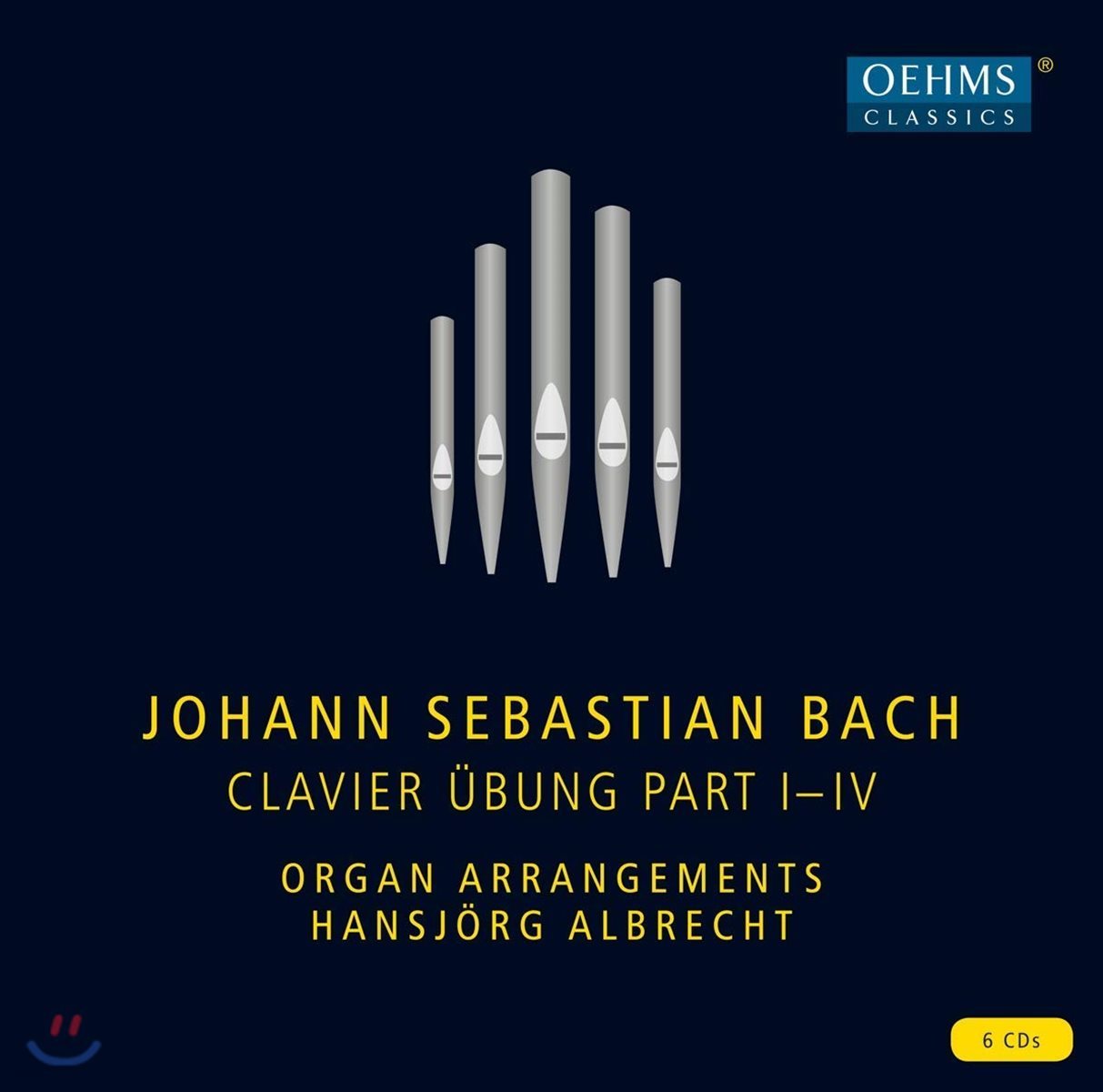 Hansjorg Albrecht J.S. 바흐: 클라비어 연습곡집 [오르간 편곡버전] (JS Bach: Clavier Ubung Part I-IV) 한스요르그 알브레히트 [6CD Boxset]