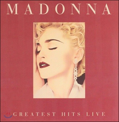 Madonna — Greatest Hits Live 마돈나 라이브 모음집 앨범 커버
