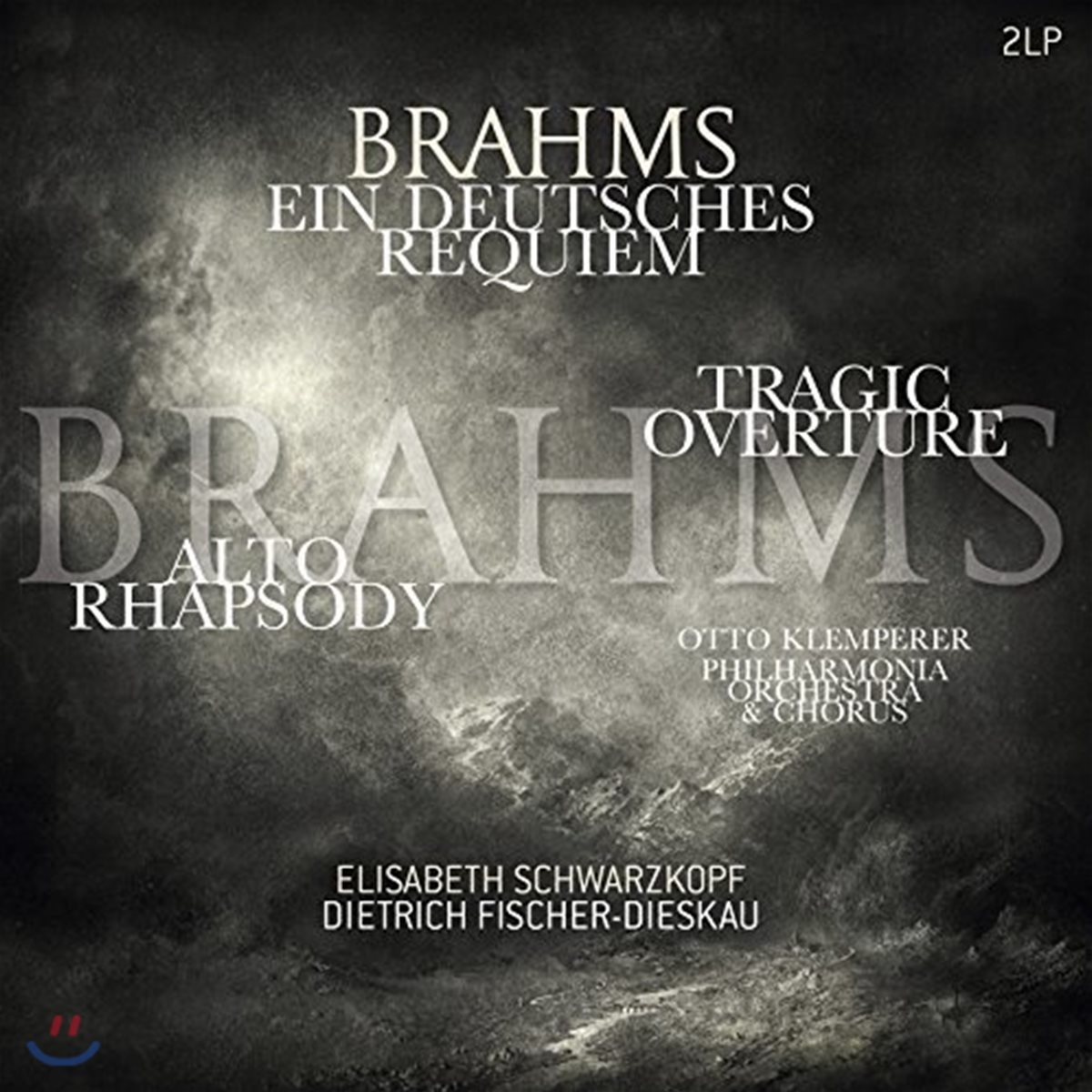 Otto Klemperer 브람스: 독일 레퀴엠, 비극적 서곡, 알토 랩소디 (Brahms: Ein Deutsches Requiem, Tragic Overture, Alto Rhapsody) 오토 클렘페러 [2LP]