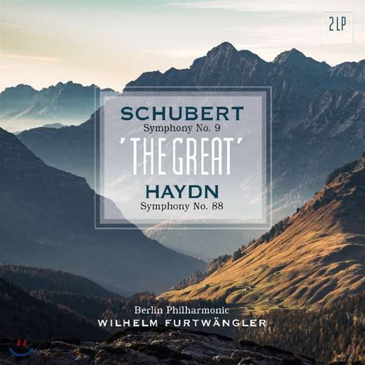 Wilhelm Furtwangler 슈베르트: 교향곡 9번 / 하이든: 교향곡 88번 (Schubert: Symphony No. 9 / Haydn: Symphony No. 88) 빌헬름 푸르트벵글러 [2LP]