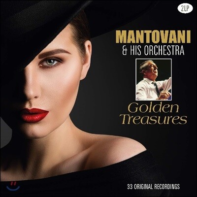 Mantovani & His Orchestra — Golden Treasures 만토바니 베스트 앨범 앨범 커버