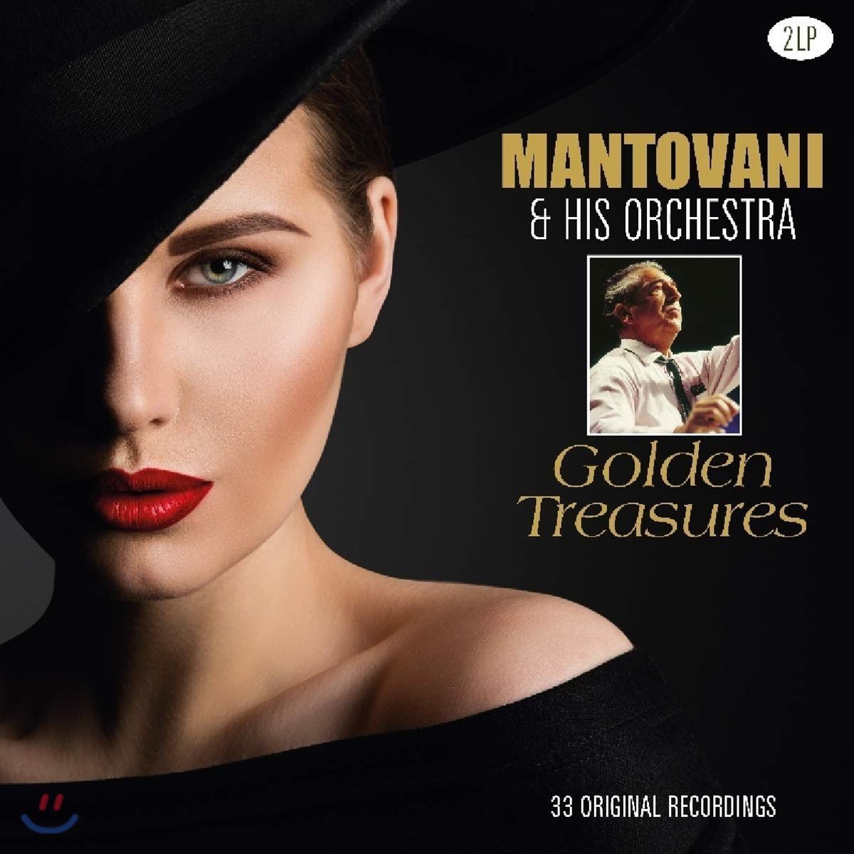 Mantovani &amp; His Orchestra - Golden Treasures 만토바니 베스트 앨범 [2LP]