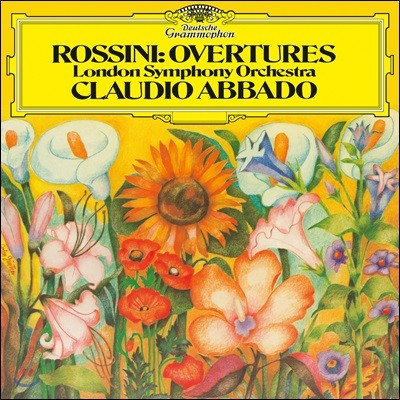 Claudio Abbado, London Symphony Orchestra — Claudio Abbado 로시니: 서곡집 (Rossini: Overtures) 클라우디오 아바도 앨범 커버
