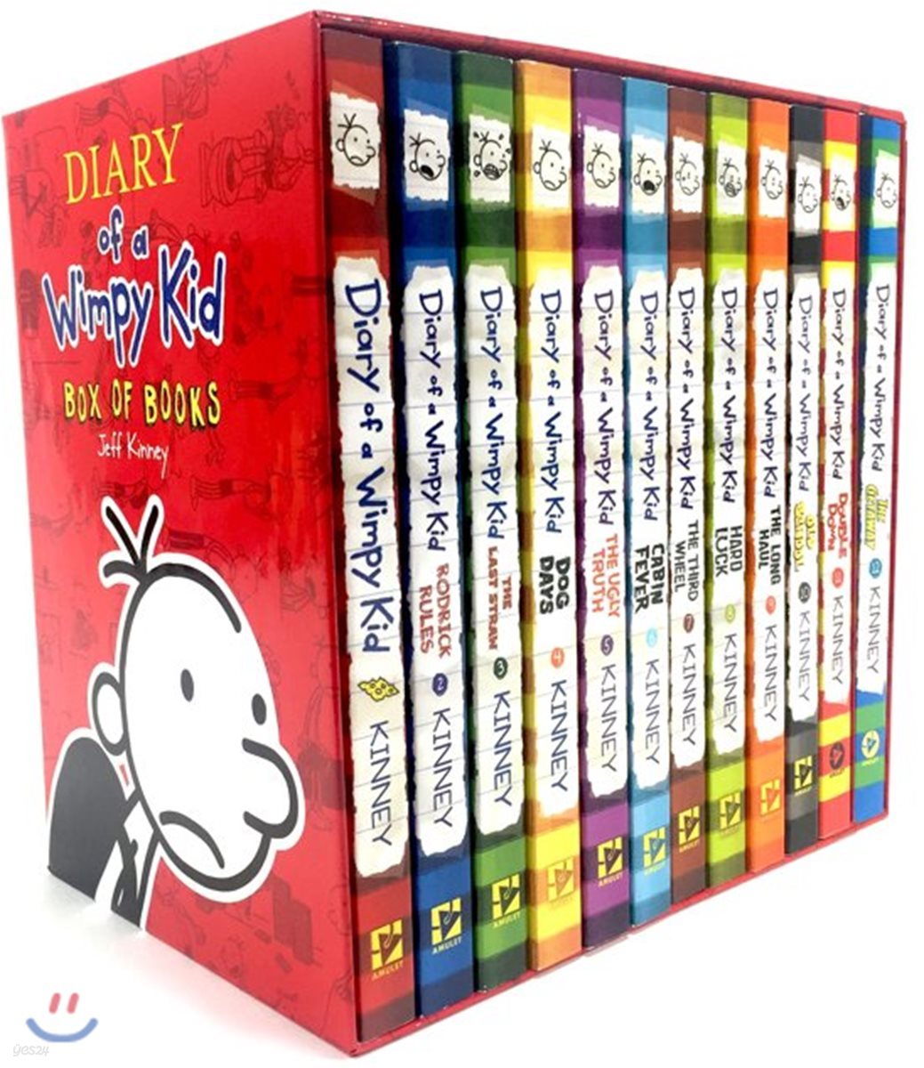Diary of a Wimpy Kid Box of Books 1-12 : 윔피키드 원서 12권 박스 세트 (미국판)