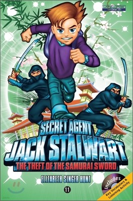 Jack Stalwart #11 : The Theft of the Samurai Sword - Japan (Book & CD)