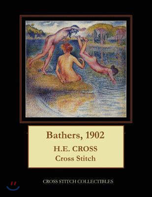 Bathers, 1902: H.E. Cross cross stitch pattern
