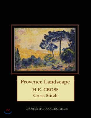 Provence Landscape: H.E. Cross cross stitch pattern