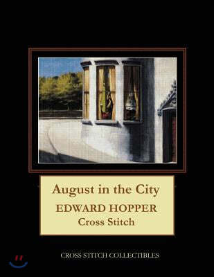 August in the City: Edward Hopper Cross Stitch Pattern