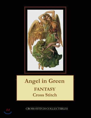 Angel in Green: Fantasy Cross Stitch Pattern