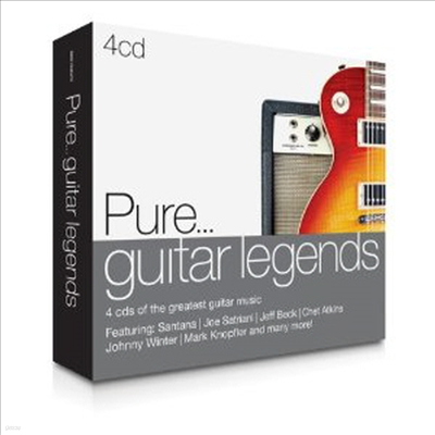 Various Artists - Pure Guitar Legends (4CD Box Set)