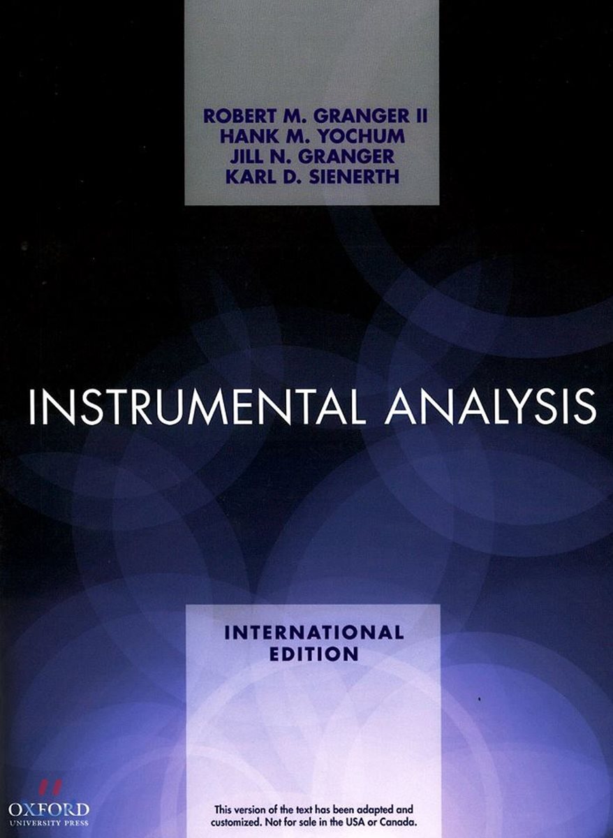 Instrumental Analysis XE - 예스24