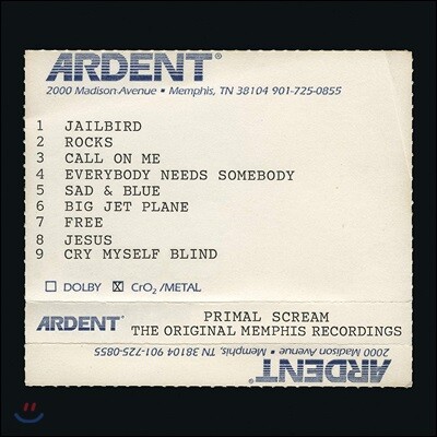 Primal Scream — Give Out But Don't Give Up: The Original Memphis Recordings 앨범 커버