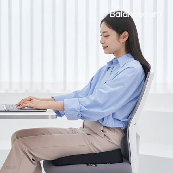 [발란스코드] 카이로프랙틱 방석/바른자세 방석 에어슬러브 원단